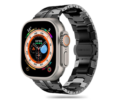 Bransoletka do smartwatchy Tech-Protect Stainless Line do Apple Watch 44/45/46/49 mm Black